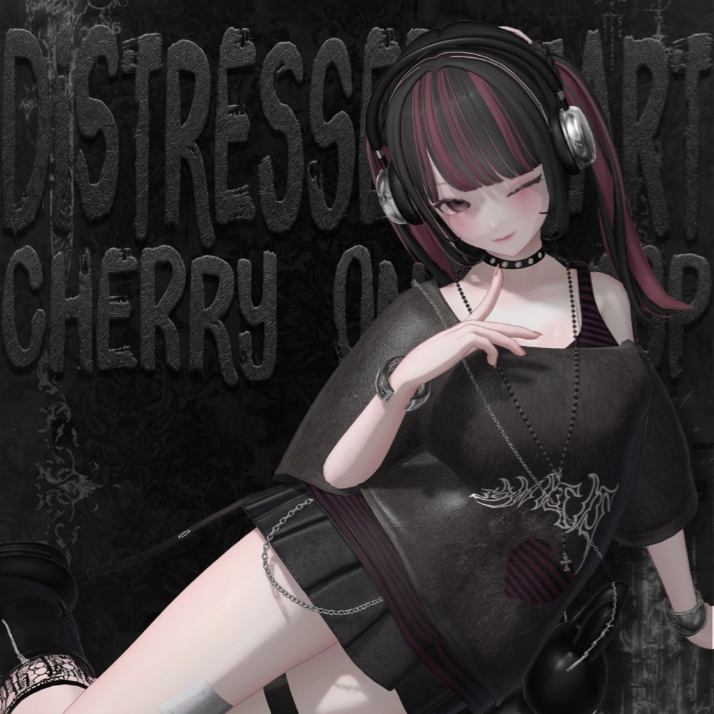 【4アバター対応】ᯓ★🎧 DISTRESSED HEART - 苦悩する心