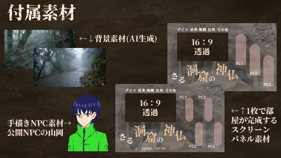 【CoC/新CoC】さる洞窟の神仏【無料】
