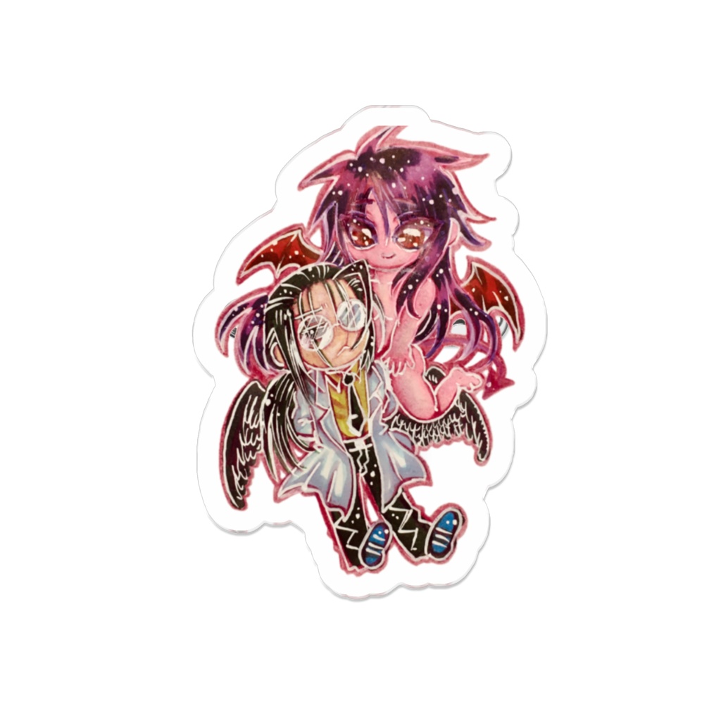 宝びんで天使❤︎小悪魔なバッジ。