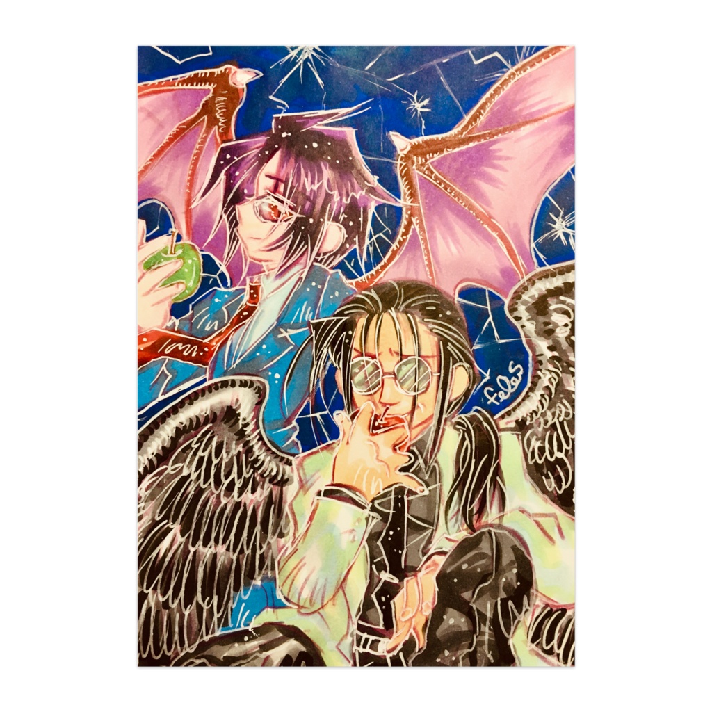 堕天使な宝条博士と小悪魔ﾀｰｸｽｳﾞｨﾝｾﾝﾄ ポスター。