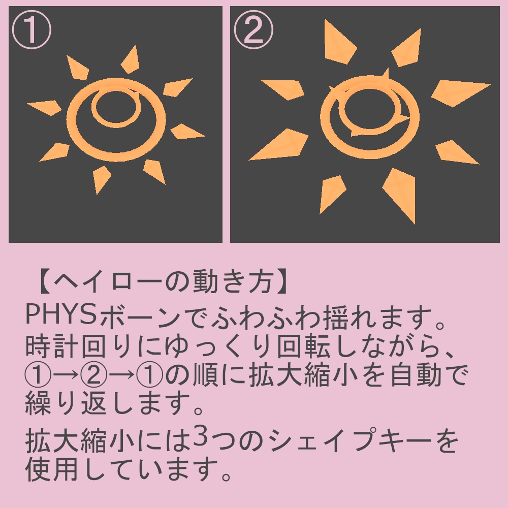 VRChat向け「太陽のヘイロー」