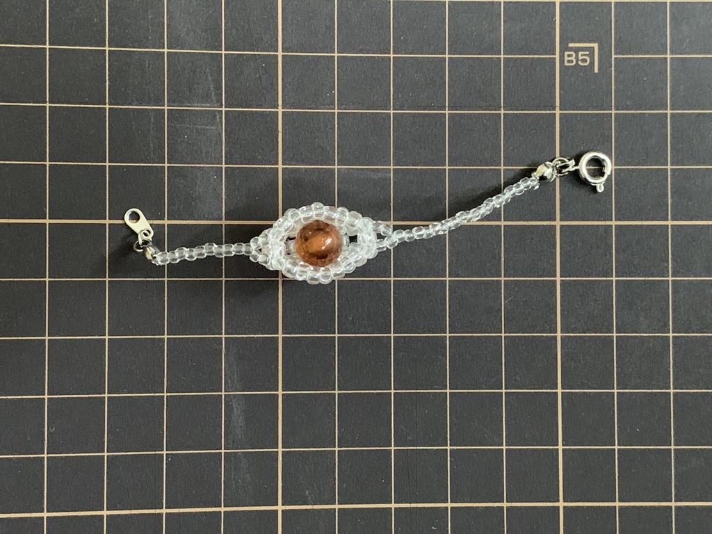 ビーズサコッシュ(クリア)