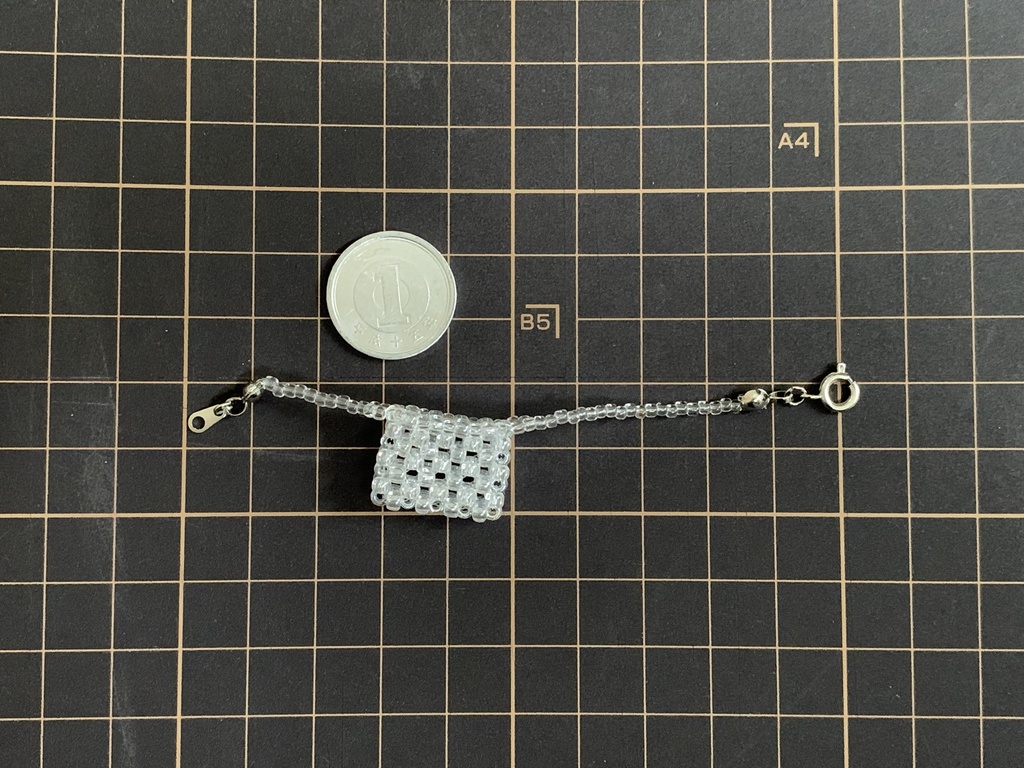 ビーズサコッシュ(クリア)