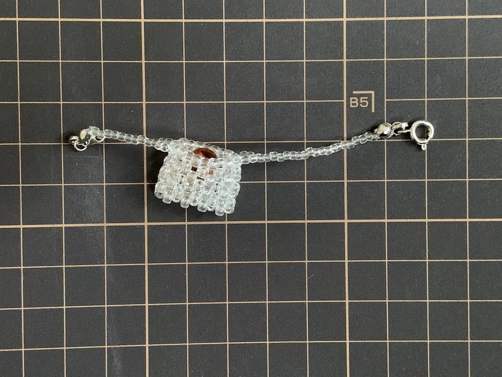 ビーズサコッシュ(クリア)