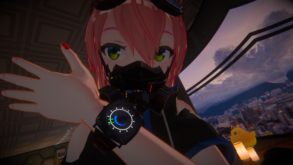 【VRC】腕時計(アニメーション付き)【UnityPackage】