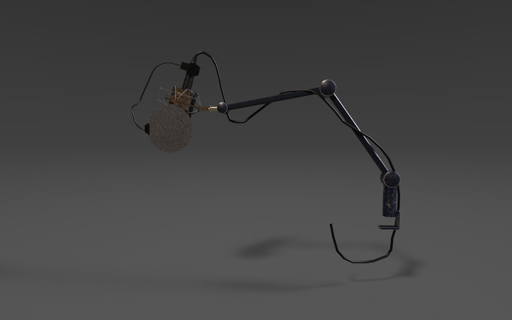 【VRC】マイク(マイクアーム付き)【UnityPackage】