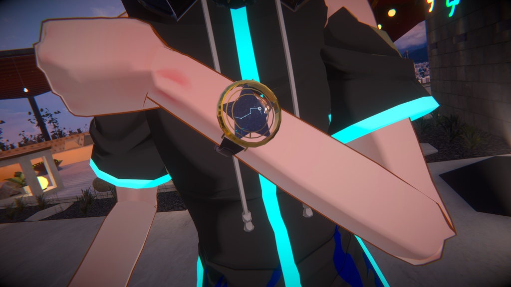 【VRC】Stella(2色/アニメーション付き)【UnityPackage】