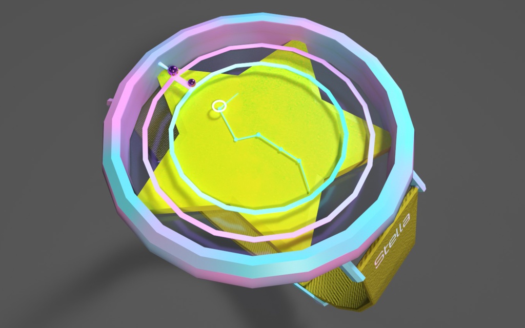 【VRC】Stella(2色/アニメーション付き)【UnityPackage】