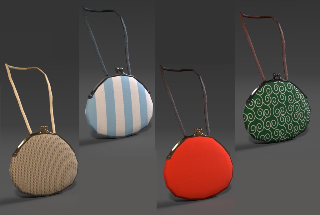 【VRC】がま口お財布【UnityPackage】