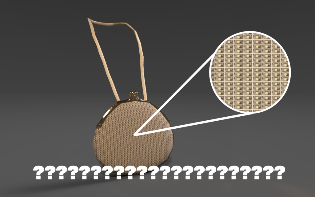 【VRC】がま口お財布【UnityPackage】