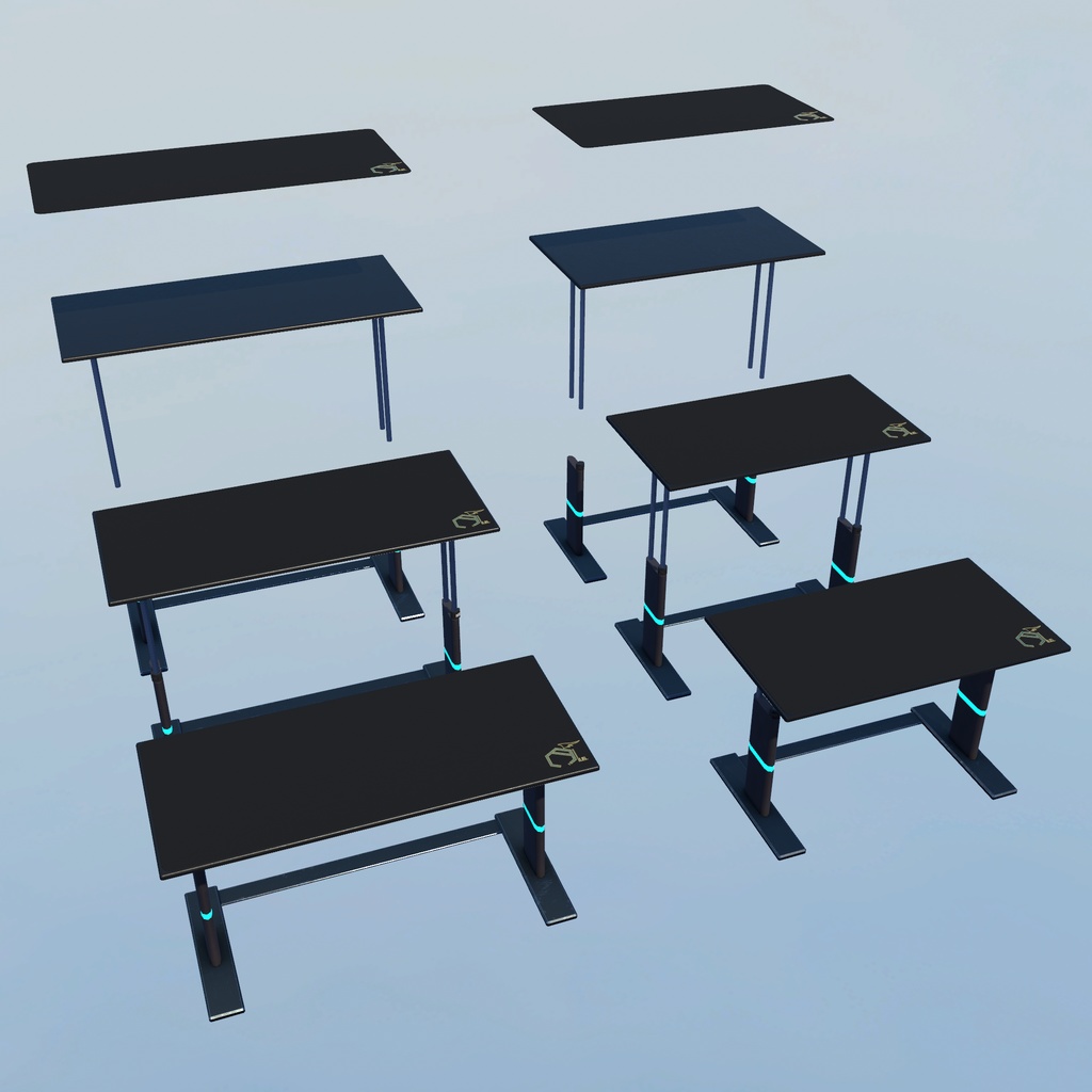 ゲーミングデスク&チェアセット GD-221