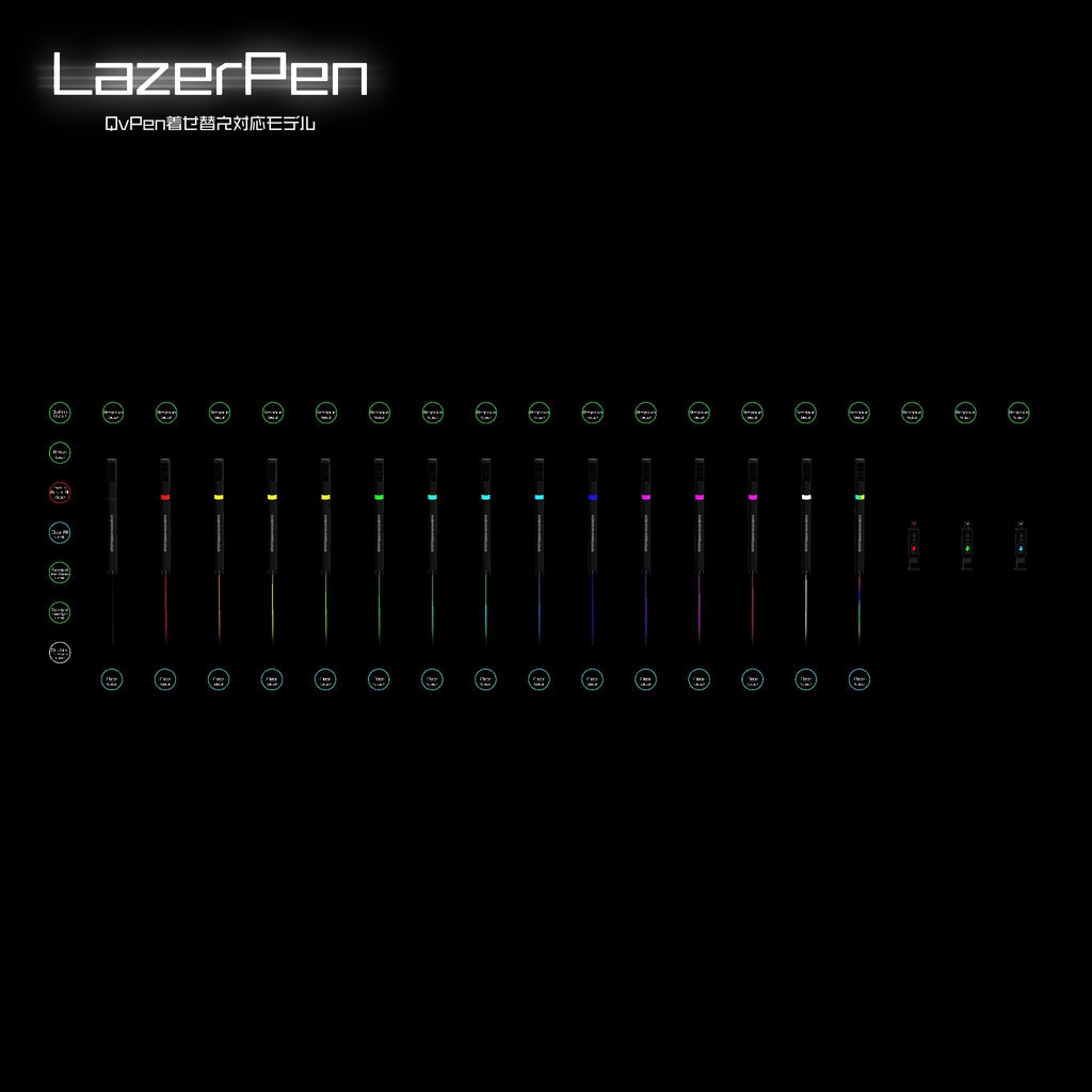 LazerPen SE-122 - QvPen着せ替え対応