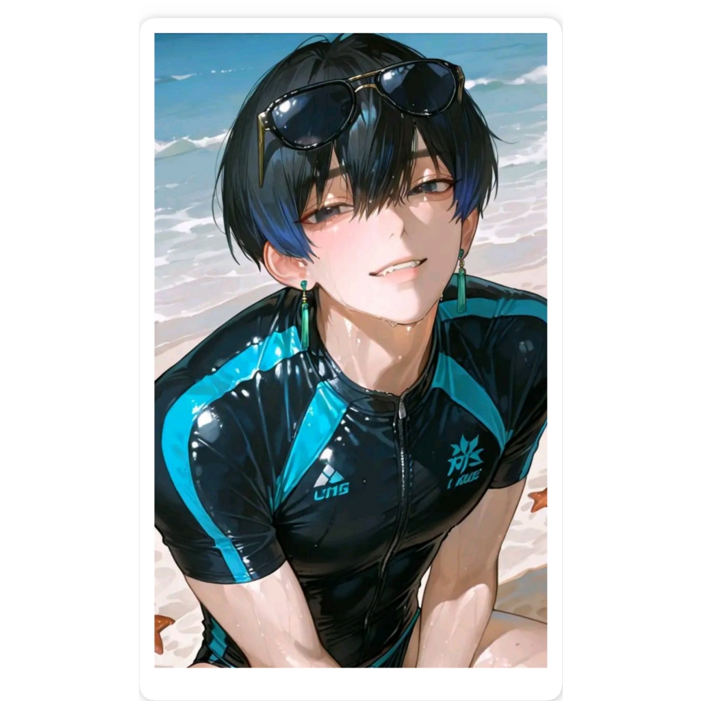 箕輪龍のスマホステッカー