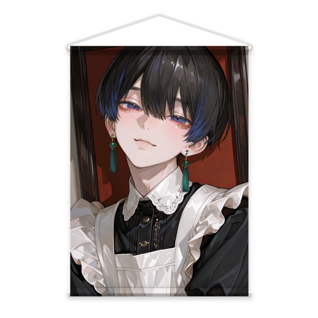 箕輪龍タペストリー2 メイド服☕️