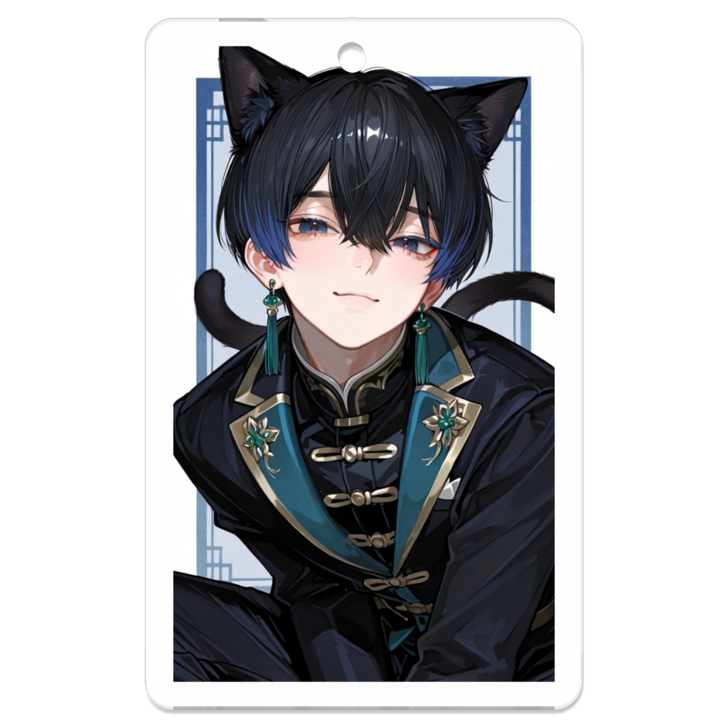 箕輪龍 猫アクリルキーホルダー 🐱