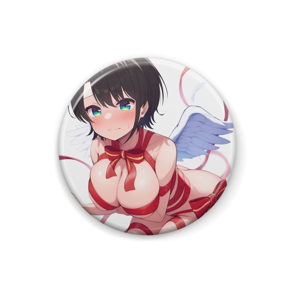 天使な贈り物の缶バッジ