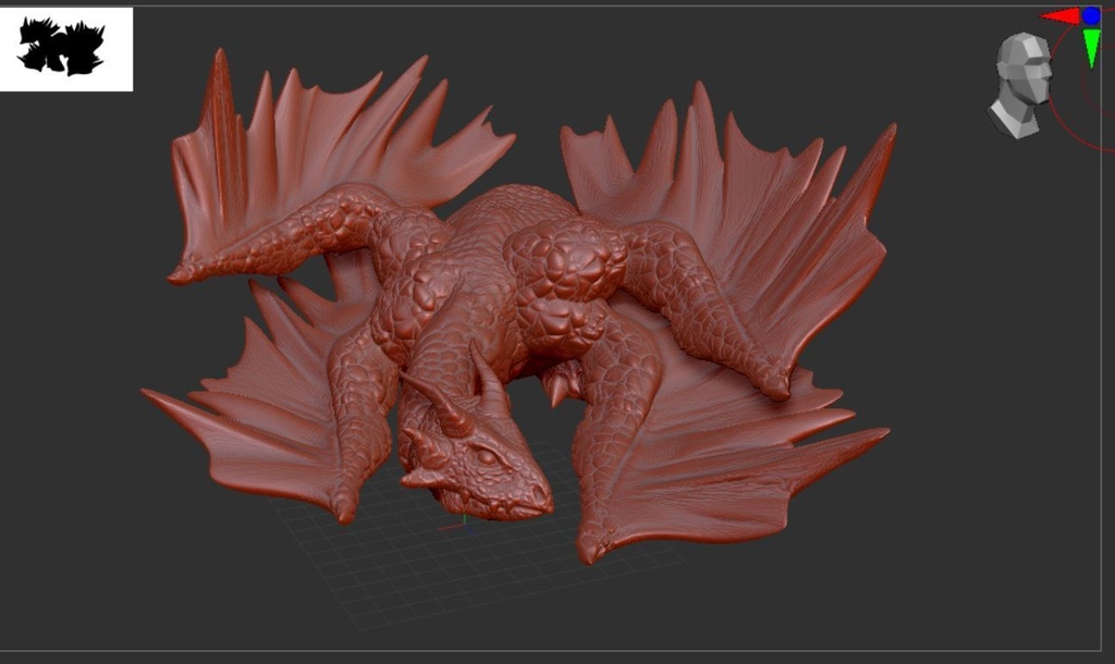 翼竜_休憩Ver.未塗装