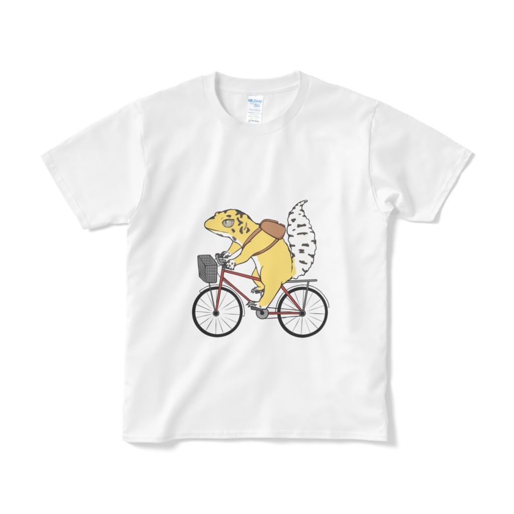 レオパtシャツ 自転車 イモリのしっぽ Booth