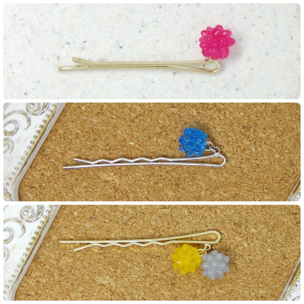 【非公式】ATNRカラー金平糖ヘアピン