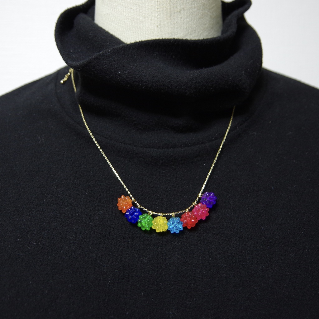 【非公式】ATNRカラー金平糖ブレスレット・ネックレス