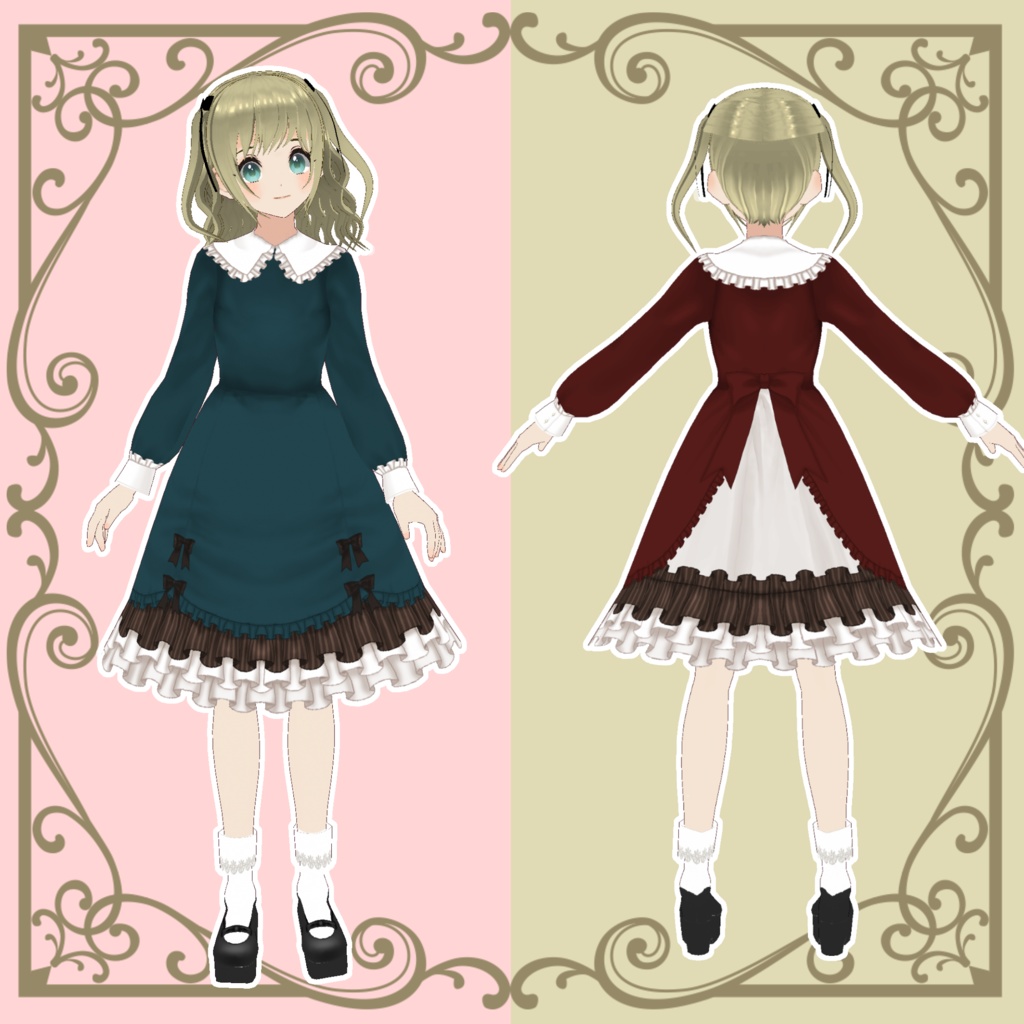 【VRoid】お嬢様ワンピース2