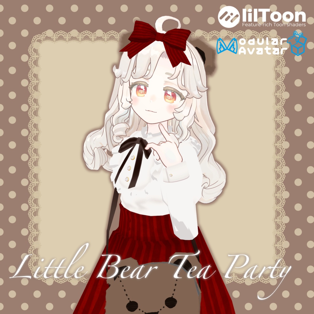 【SALE!!】Little Bear Tea Party🧸🫖【4アバター対応】