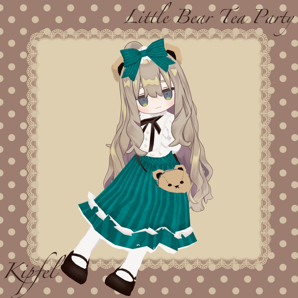 Little Bear Tea Party🧸🫖【3アバター対応】