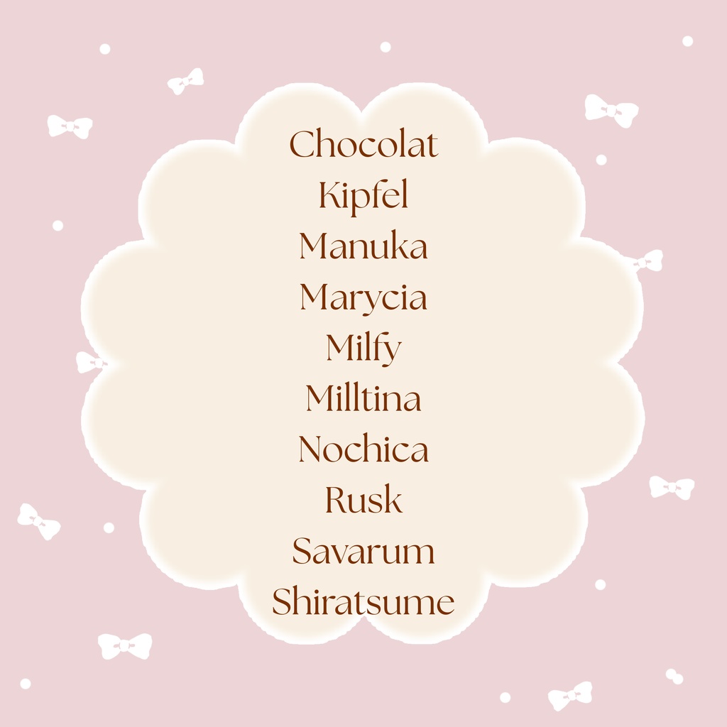 【SALE!!🎀】chocolat ୨୧ biscuit【10アバター対応】