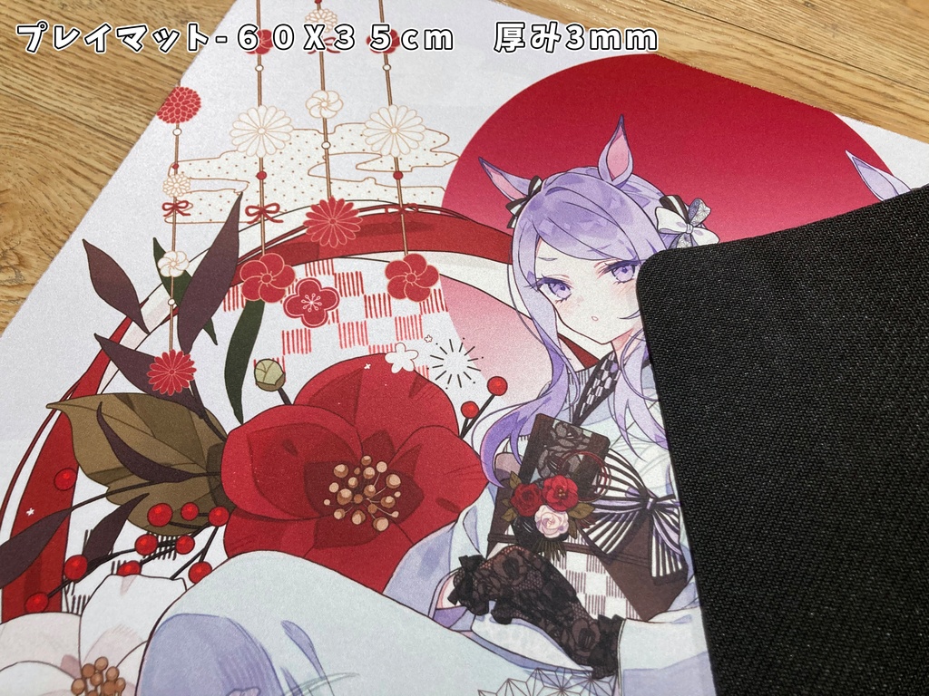 振袖ゴルマクちゃん アクスタ/プレイマット/タペストリー/38CM布扇子