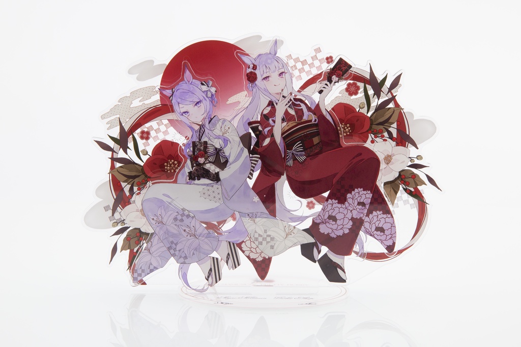 振袖ゴルマクちゃん アクスタ/プレイマット/タペストリー/38CM布扇子