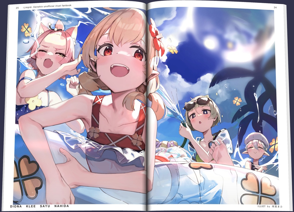 【原神】-Limpid-Genshin unofficial illust fanbook set