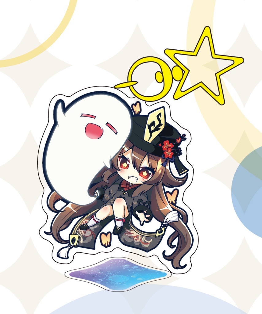 【原神】パイモン、ナヒーダ、クレー、雷電将軍、胡桃、甘雨、アクキー台座付