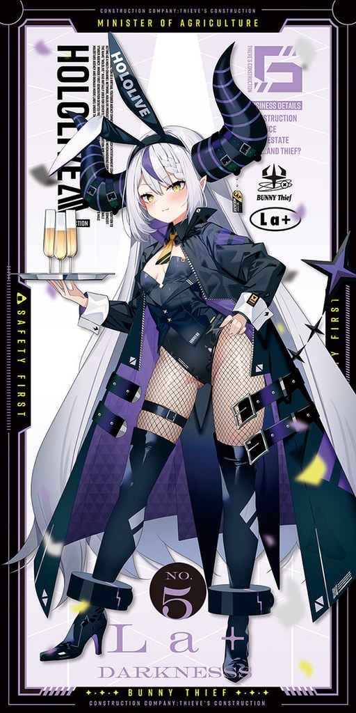 【THIEV'S CONSTRUCTION】泥棒建設 アクリルフィギュア&タペストリー「BOOTH予約限定」