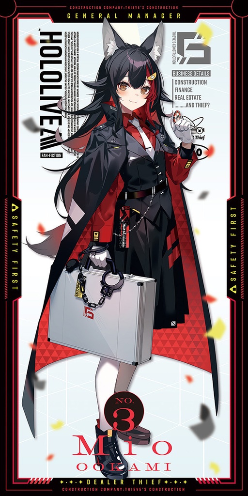 【THIEV'S CONSTRUCTION】泥棒建設 アクリルフィギュア&タペストリー「BOOTH予約限定」