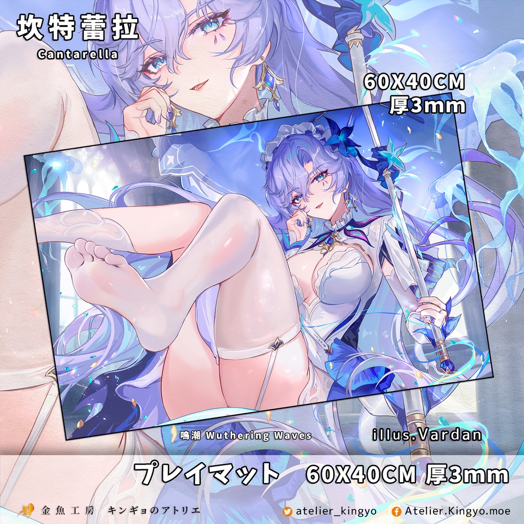 C106-【タペストリー】キャストリス、アグライア、マーヴィカ、長離(水着)、ショアキーパー、【プレイマット】今汐、長離、カンタレラ-