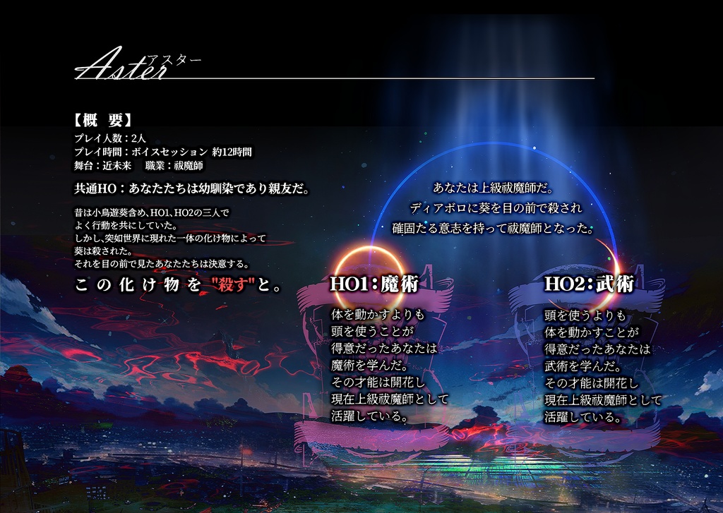 【CoCシナリオ】「ASTER」SPLL:E190184