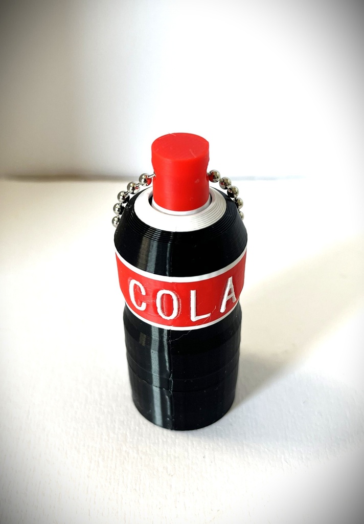 【3Dプリント製品】コーラのラチェットキーホルダー
