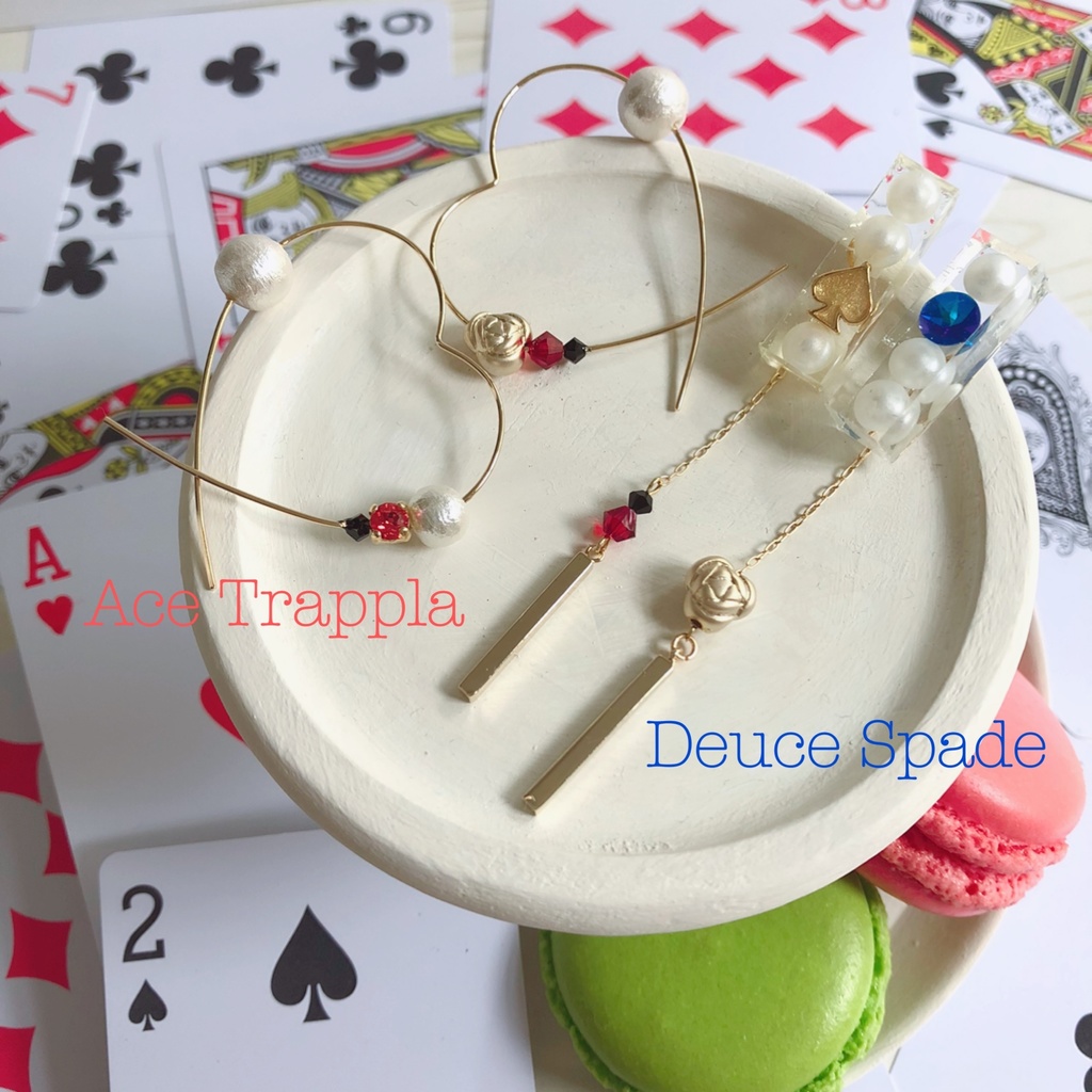 【twst Image accessory】ハーツラビュル寮 エース/デュース/ケイト/トレイ/リドル