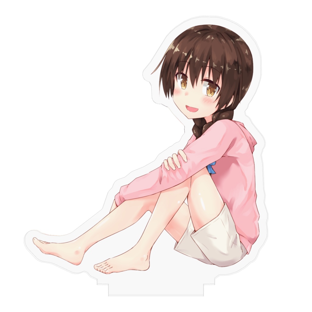 円愛(体育座り)