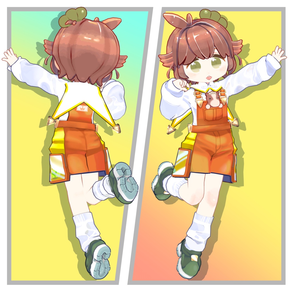 【7/12更新】オリジナル3Dモデル/きゃろっと/Carrot