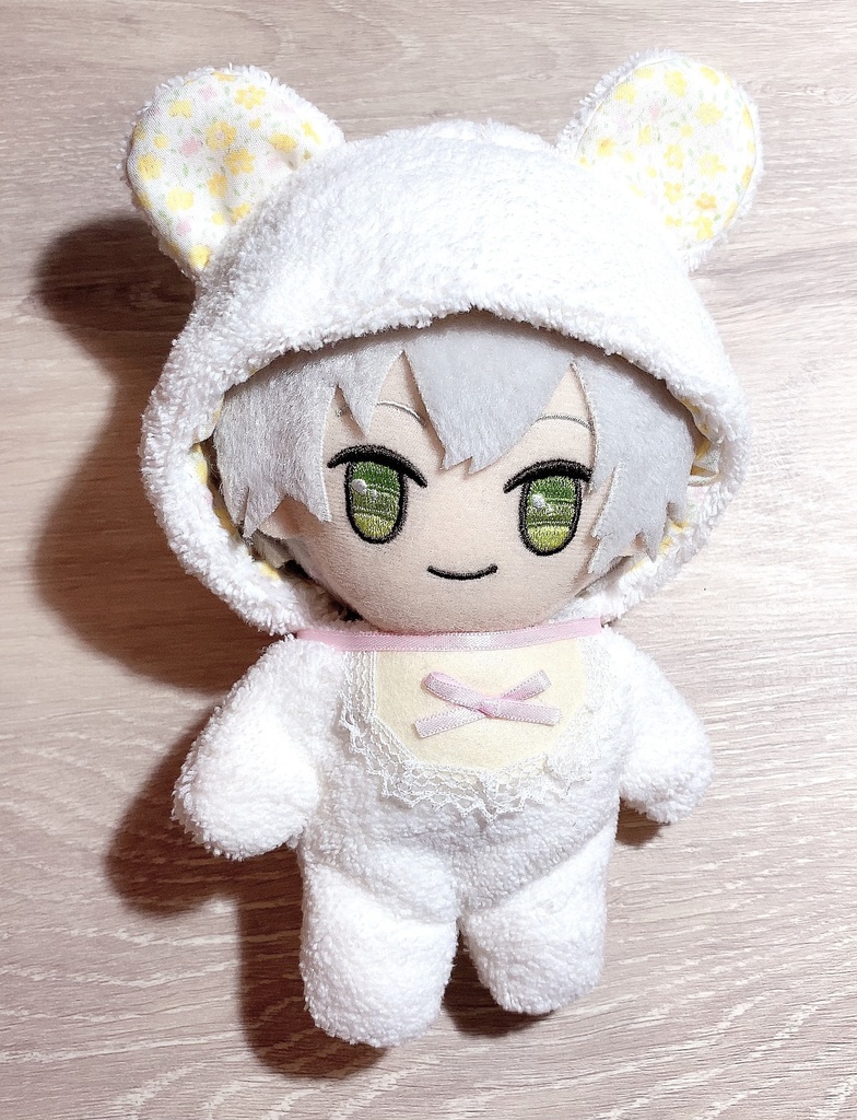 BABY着ぐるみ ふわもこ メルヘンバージョン♡ ぬいぐるみ用 くま耳 衣装