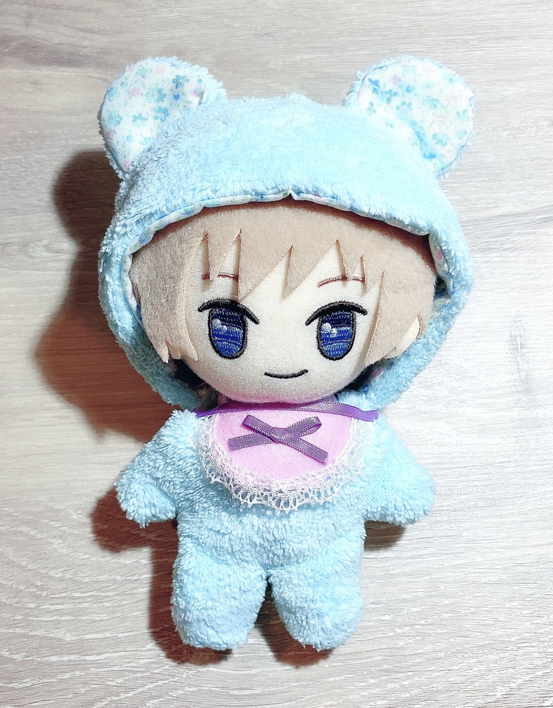BABY着ぐるみ ふわもこ メルヘンバージョン♡ ぬいぐるみ用 くま耳 衣装