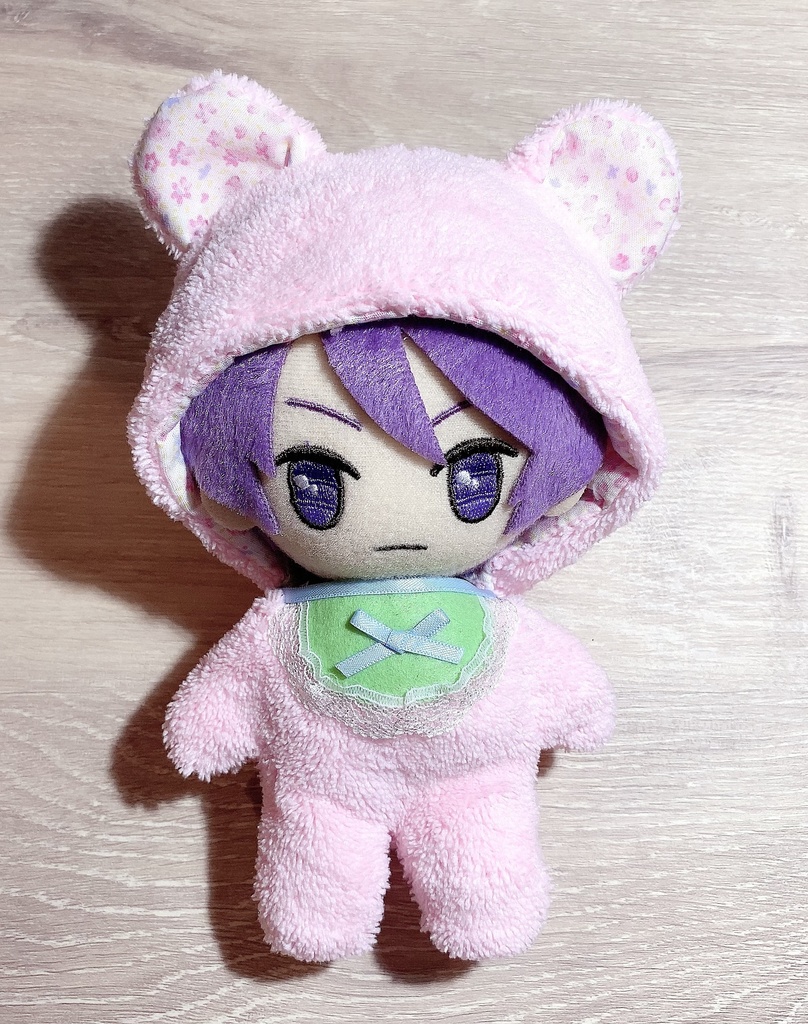 BABY着ぐるみ ふわもこ メルヘンバージョン♡ ぬいぐるみ用 くま耳 衣装