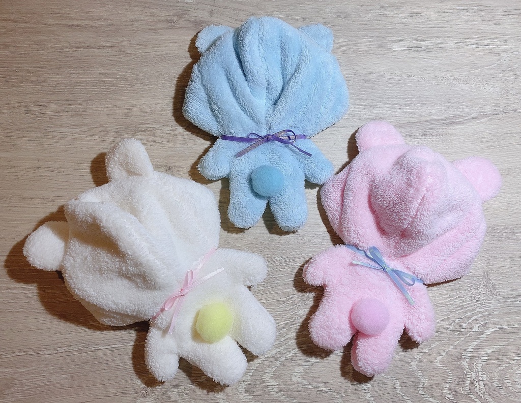 BABY着ぐるみ ふわもこ メルヘンバージョン♡ ぬいぐるみ用 くま耳 衣装