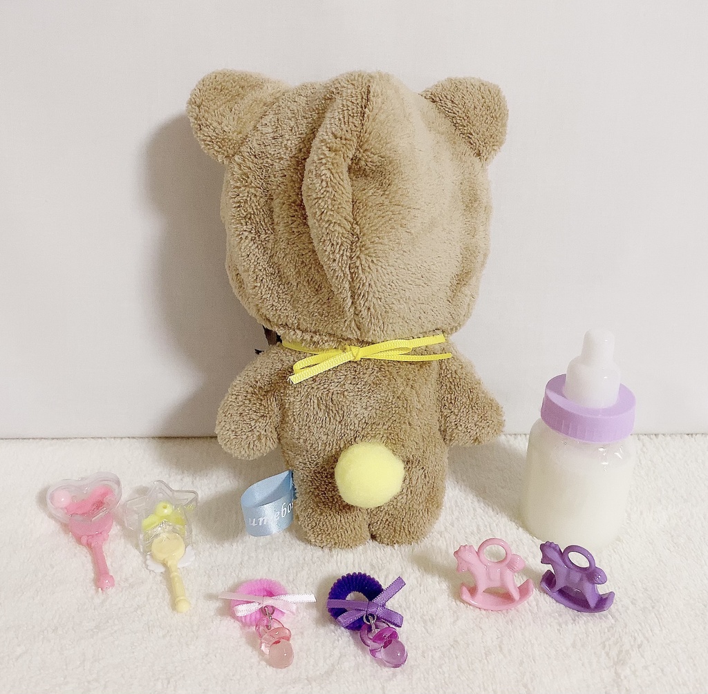 BABY着ぐるみ sweets ♡バージョン ぬいぐるみ用 くま耳 衣装