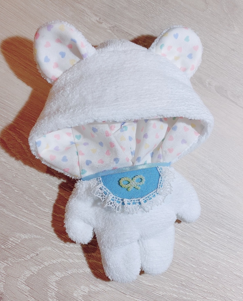 BABY着ぐるみ sweets ♡バージョン ぬいぐるみ用 くま耳 衣装