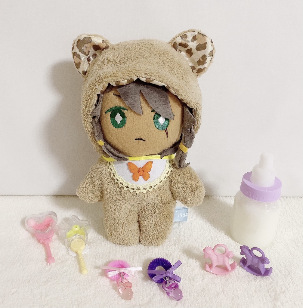 BABY着ぐるみ sweets ♡バージョン ぬいぐるみ用 くま耳 衣装