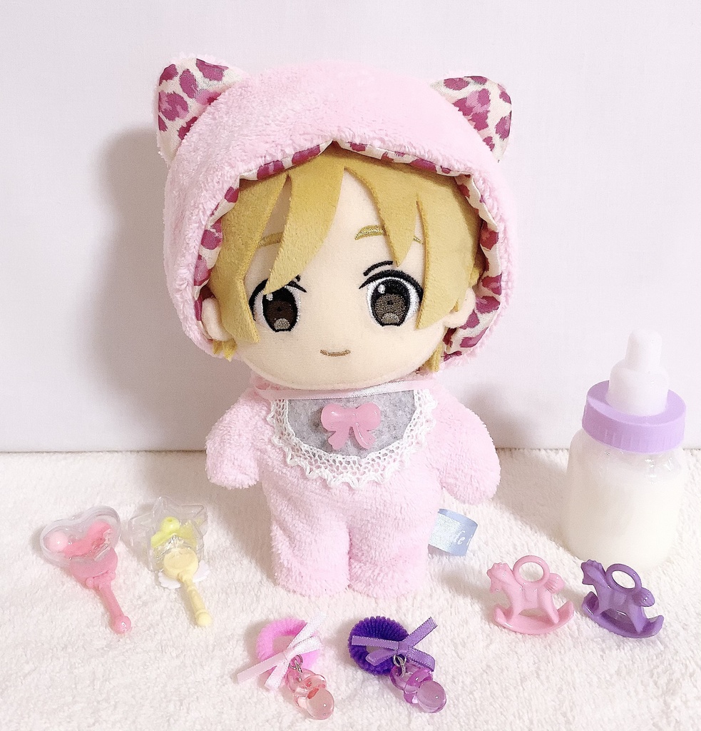 BABY着ぐるみ sweets ♡バージョン ぬいぐるみ用 くま耳 衣装