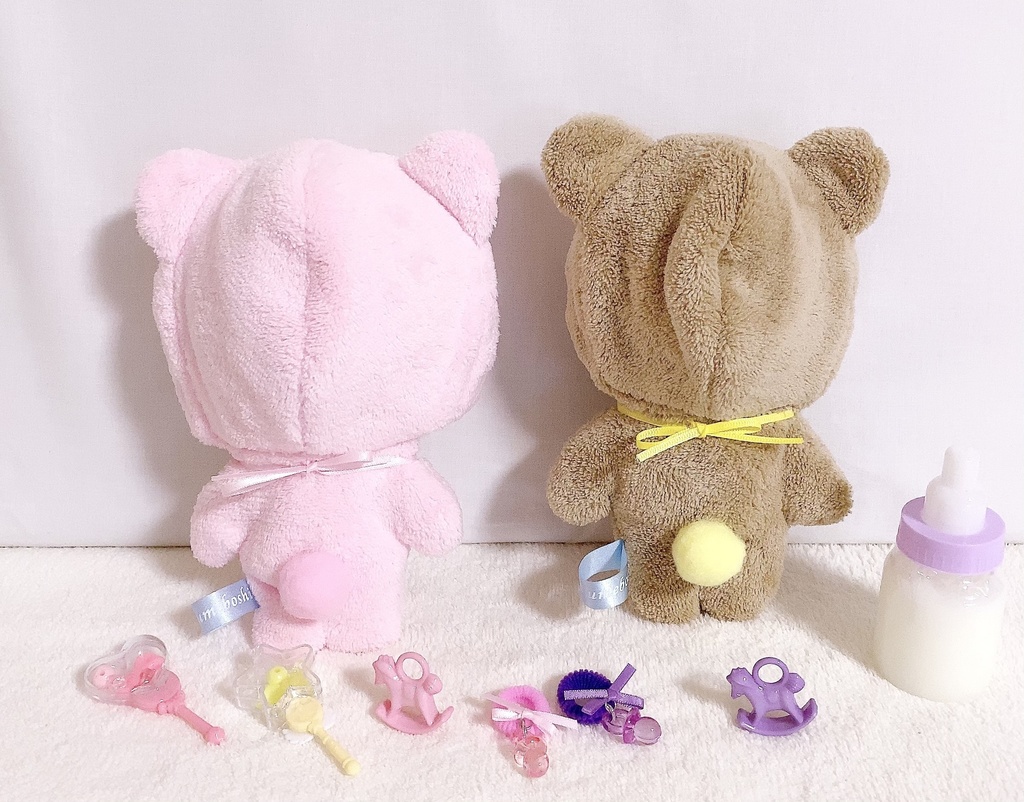 BABY着ぐるみ sweets ♡バージョン ぬいぐるみ用 くま耳 衣装