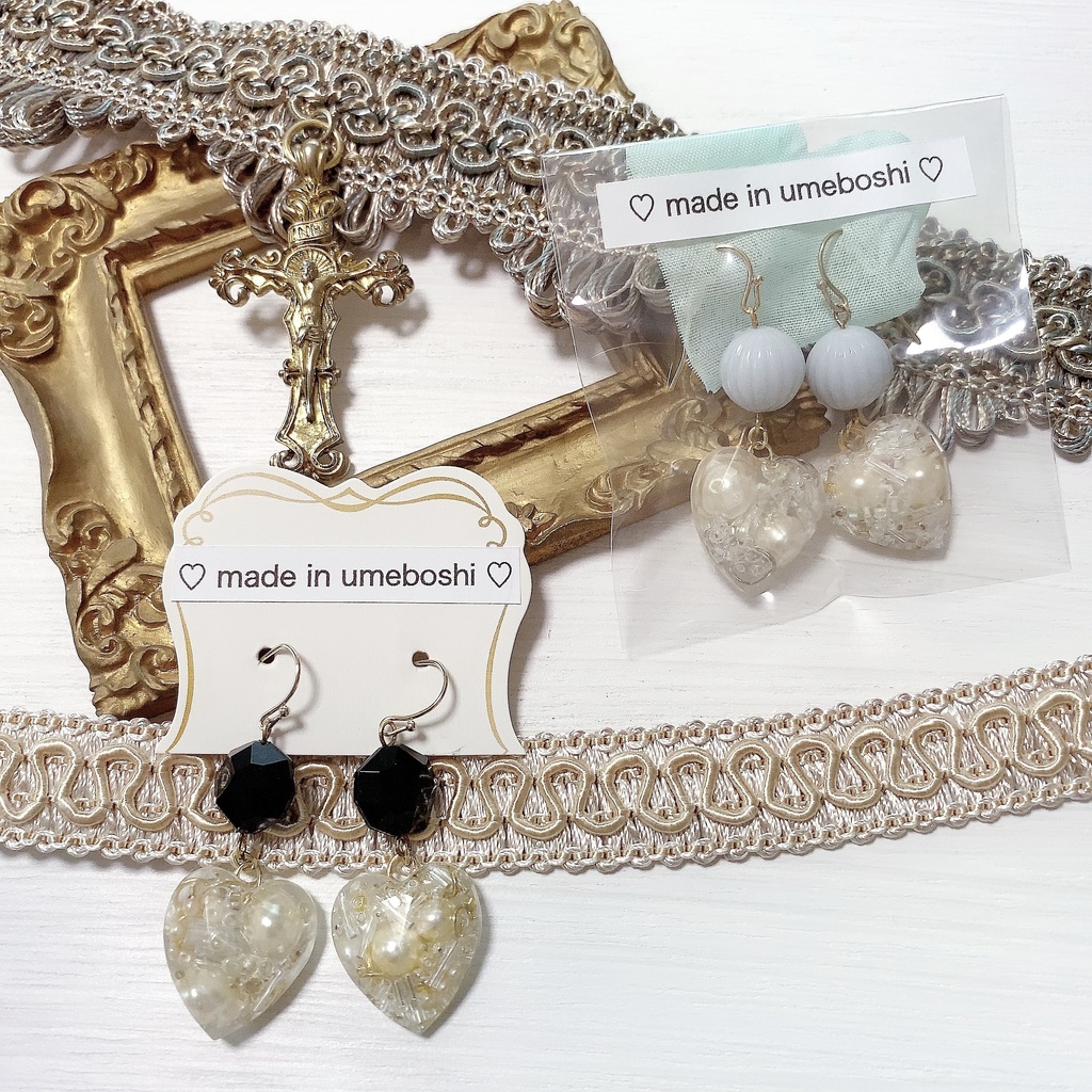 アンティーク風 Magic elements イヤアクセ